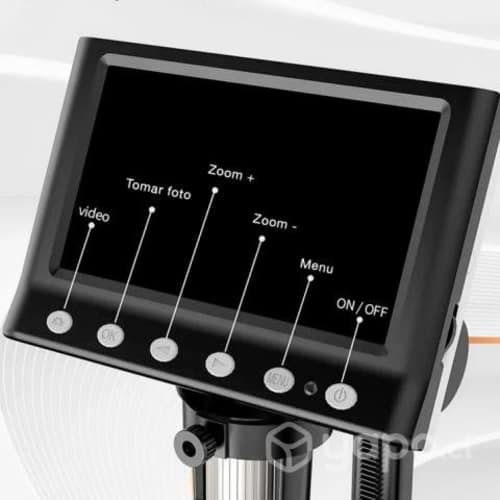 Microscopio Digital Pantalla LCD 4,3&quot; 8 Led 1000x