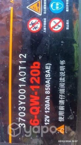 Batería 120 amp 850 cca USADA