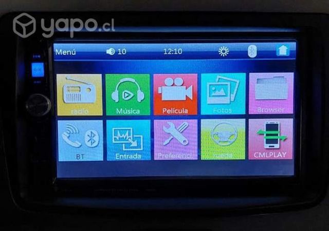Radio pantalla bluethoo 7 pulgadas