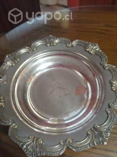 Frutero de plaque patas de león adornos de bronce