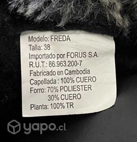 Botín de cuero Hush Puppies modelo FREDA