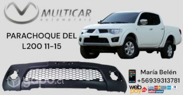 Parachoque delantero l200 11-15