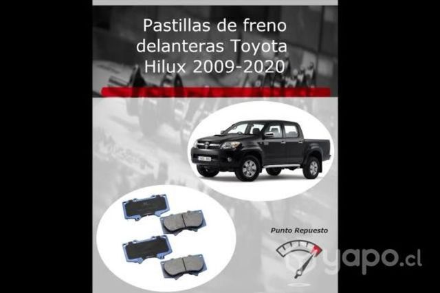Pastillas de freno Toyota Hilux 2009-2020