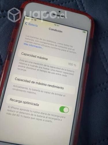 IPhone 7 condición de batería 100%