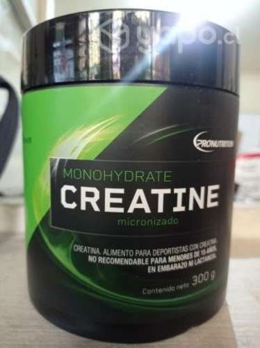 Creatina monohidrata y micronizada