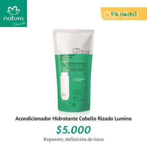 Shampoo y Acondicionador Rizado Repuesto Lumina