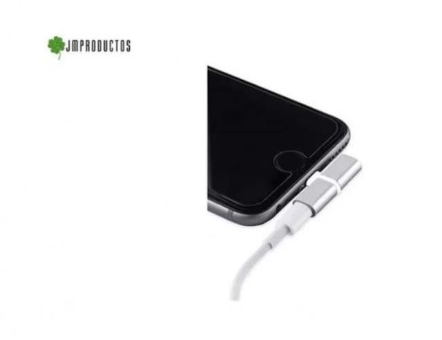 Adaptador Compatible iPhone 8 A 14/ 2x1 Audífonos