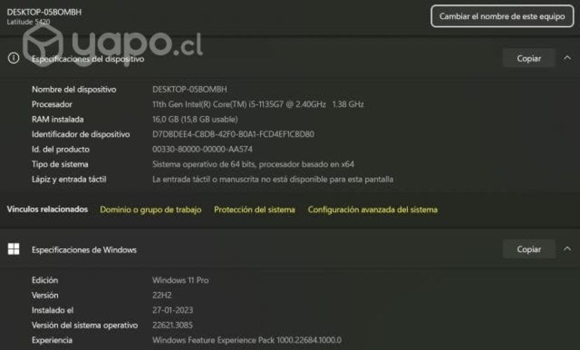 Notebook dell i5 16gb ram