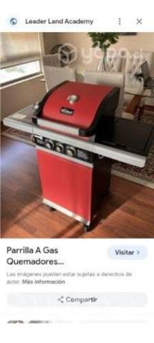 Parrilla a Gas 2 Quemadores + Quemador Lateral