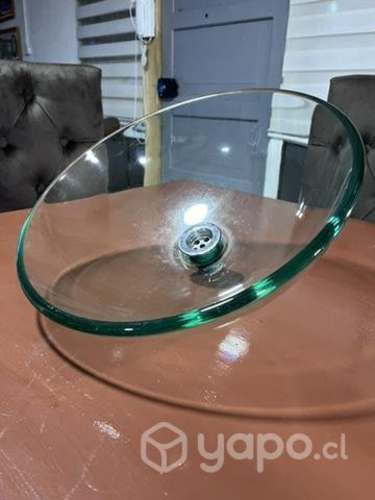 Lavamos sobre puesto vidrio