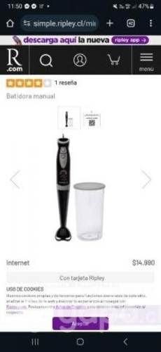 batidora mini criper