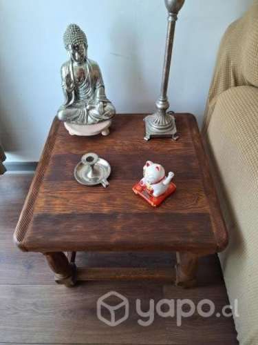 Juego Mesa centro + 2 laterales de pino oregon