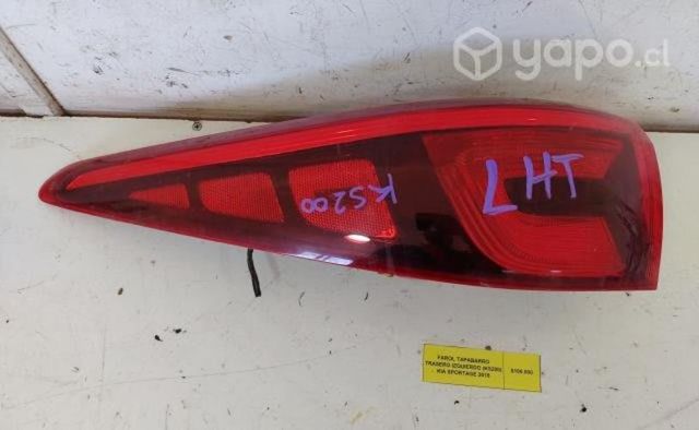 Farol Tapabarro Trasero Izq (KS200) Kia Sportage