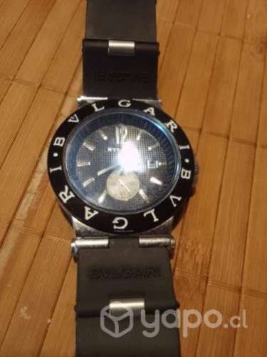Reloj Marca Bulgari Negro masculino