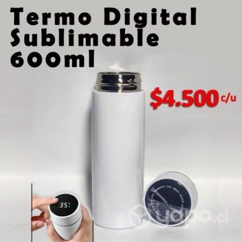 OFERTA Termo Digital Sublimable 600ml