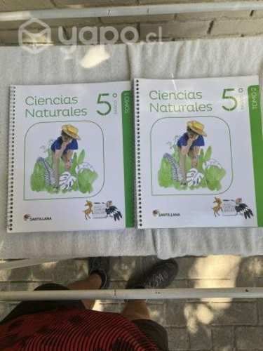 Libro ciencias naturales 5 básico Santillana nuevo