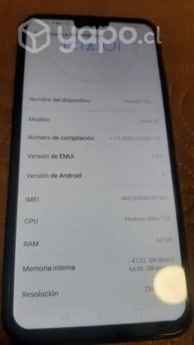 Huawei Y8s excelente estado