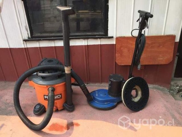 Aspiradora RIDGID y Limpiadora de pisos