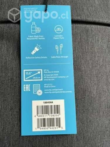 Maletín HP Prelude Pro Recycled hasta 15,6"