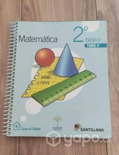 Matemáticas 2° Básico Casa del Saber - Santillana