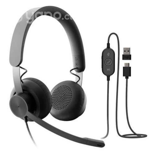 Audífonos Logitech Zone Wired Over-ear Jack 3.5mm