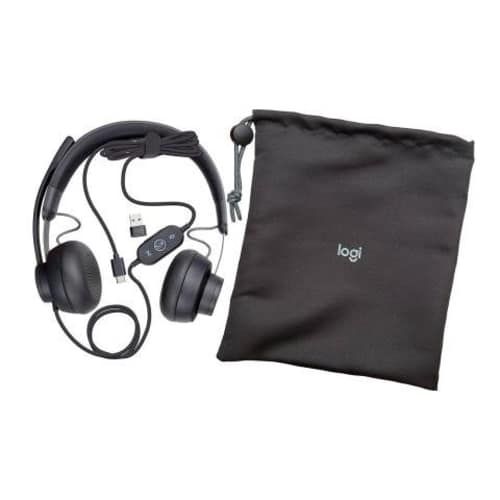 Audífonos Logitech Zone Wired Over-ear Jack 3.5mm