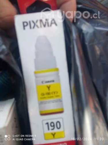 Tinta canon 190 yellow original
