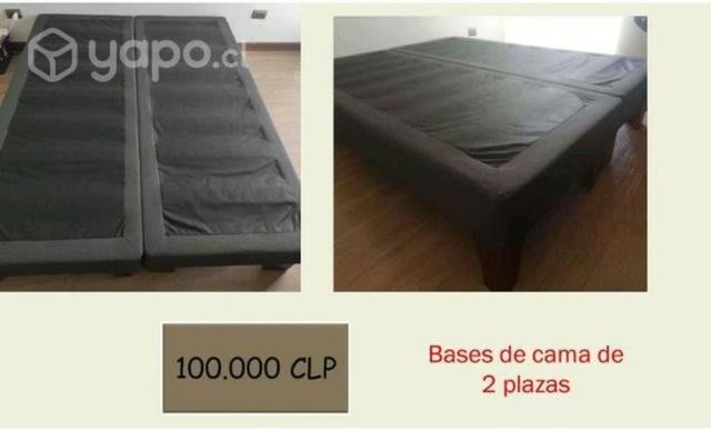 Base de cama de 1 plaza c/u