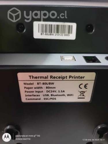 Impresora termica bt-80ubw