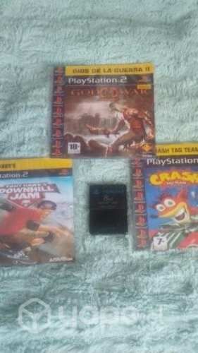 Juegos y Memory Card PS2