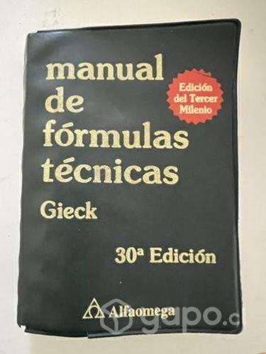 Manual de Fórmulas Técnicas Gieck 30 Edición