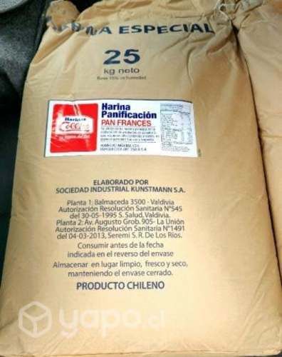 Harina 25 kilos molinos kunstmann