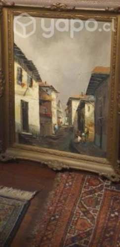 Cuadro óleo antiguo