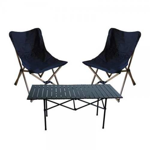 Pack Sillas plegable para camping 6181 + mesa port