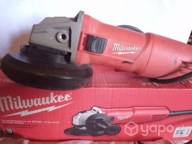 Esmeril Angular (Galletero) Milwaukee 4 1/2