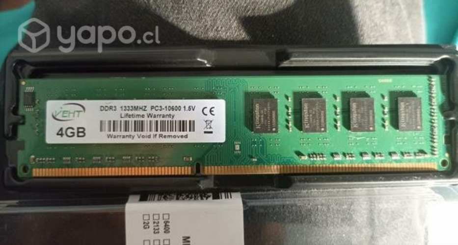 Memoria Ram DDR3 4gb