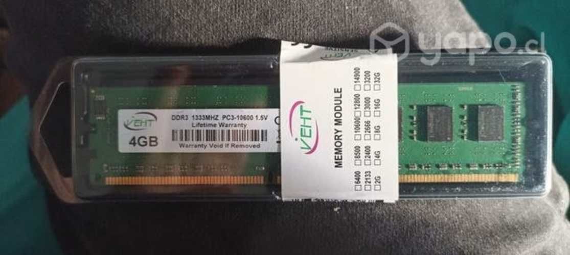 Memoria Ram DDR3 4gb