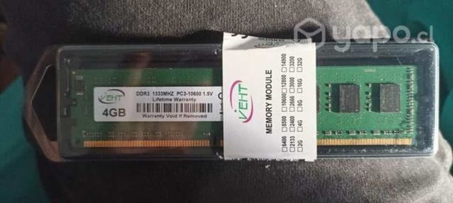 Memoria Ram DDR3 4gb