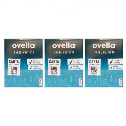 Resma carta ovella 3 paquetes