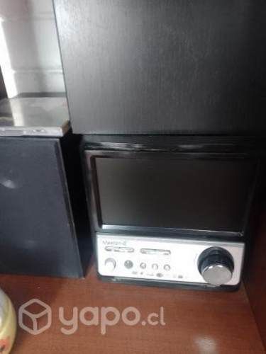 Minicomponente con tv-dvd-radio