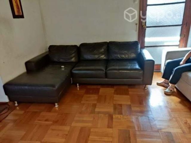 Sillón de cuero en L 3 cuerpos