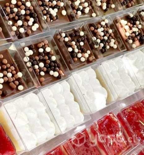 Postres individúales en vasos de 60 ml