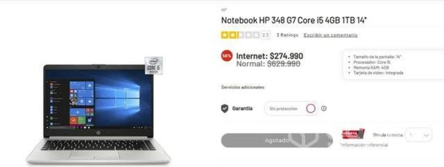 Notebook HP i5