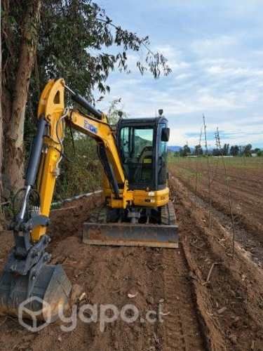 Arriendo de miniexcavadoras