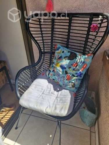 Sitial Poltrona de mimbre