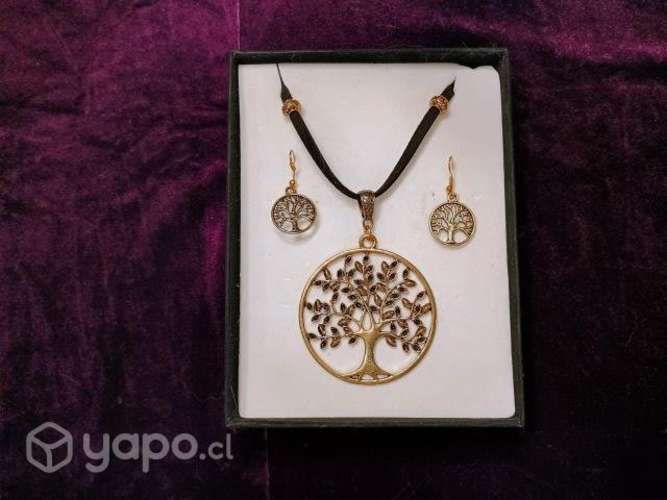 Set de joyas arbol de la vida