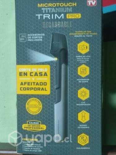 Afeitadora micro touch titanium