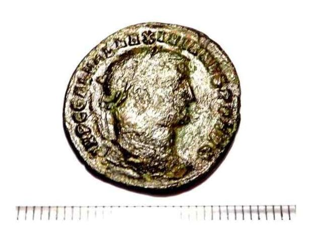 Moneda Romana Emp. Galerius Maximianus, 308 D.c