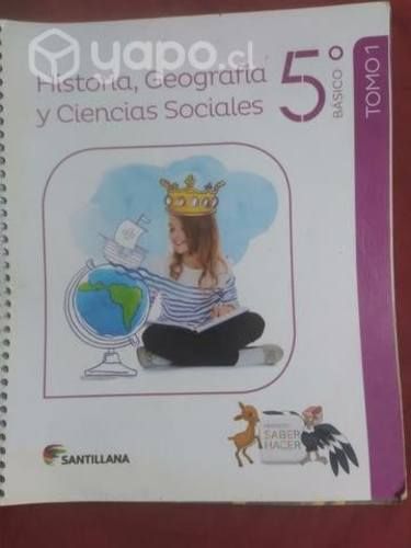 Historia, Geografía y C.Sociales 5 básico saber/ha