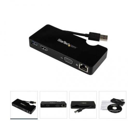 Docking Station para Laptops - HDMI-VGA Startech